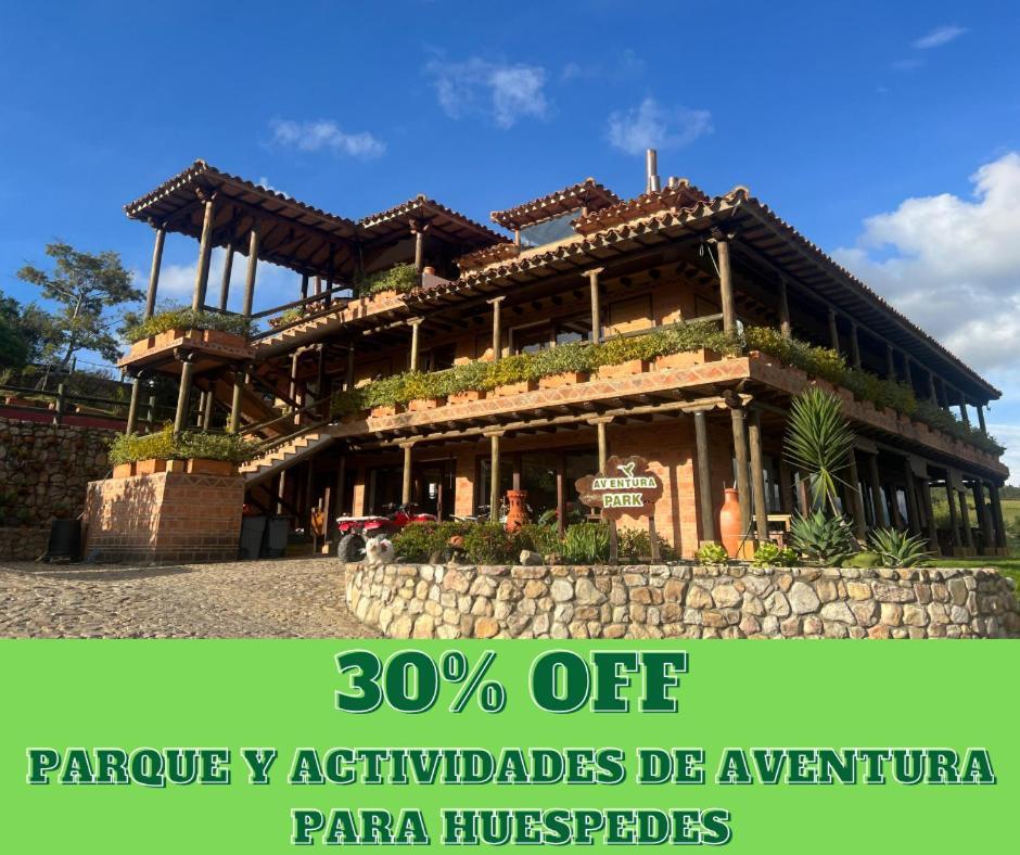 Hotel, Bungalows, Chalet Y Cabanas Aventura Park Villa De Leyva La Periquera Zewnętrze zdjęcie